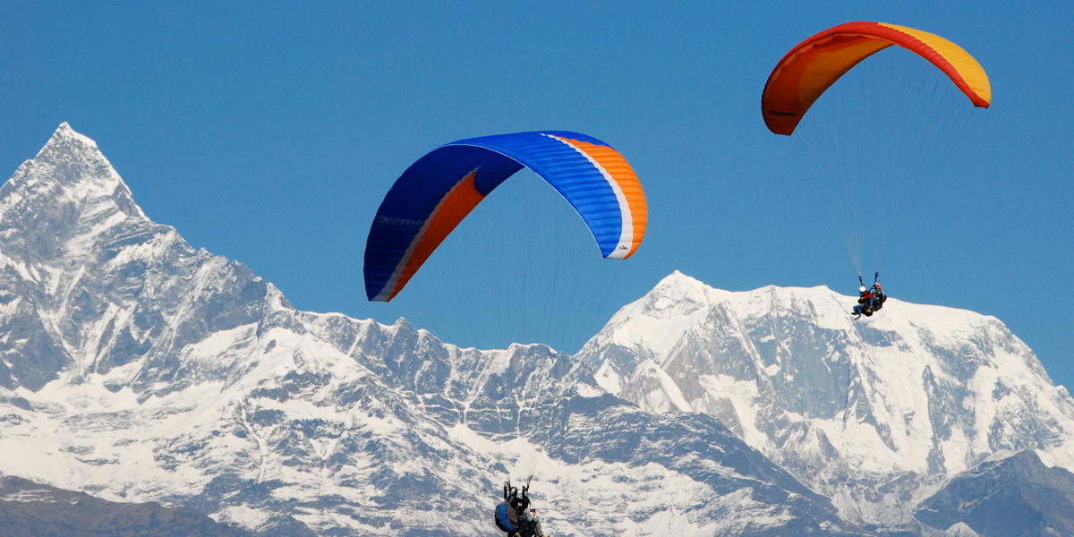 Paragliding in Nepal